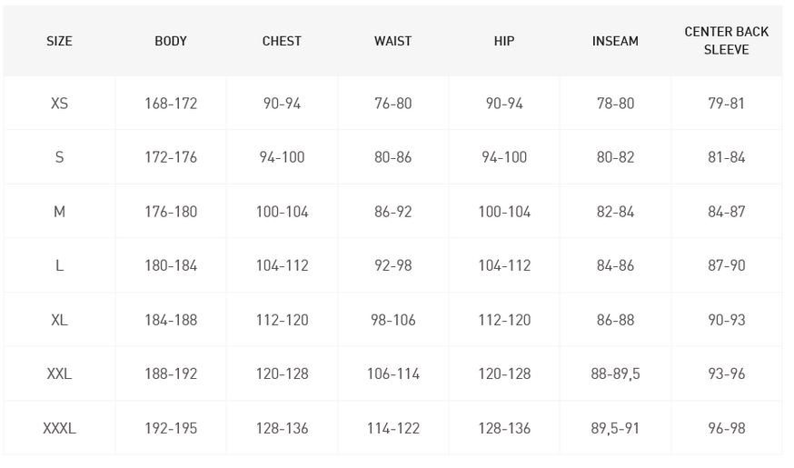 KURTKA MĘSKA HELLY HANSEN CREW INSULATOR 2.0 30343 162 Rozmiary_HH_kurtki_meskie