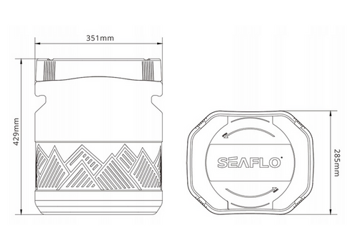 BECZKA HERMETYCZNA 30 L SEAFLO WT01-30