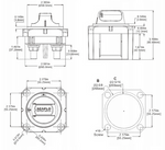 WŁĄCZNIK AKUMULATORA HEBEL SFCBS-300-202 SEAFLO