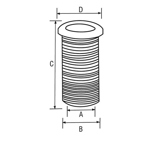 PRZEJŚCIE BURTOWE 30/22 mm 43499 CZARNE