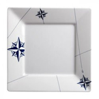 ZESTAW 6 TALERZY KWADRAT 25 cm MELAMINA 15021 NORTHWIND