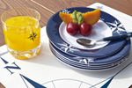 ZESTAW 6 TALERZY DESER 20 cm MELAMINA+NON-SLIP 15003 NORTHWIND
