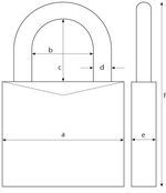 KŁÓDKA MOSIĘŻNA ABUS® MARINE 718/30 B