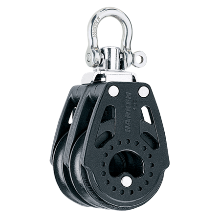 BLOK HARKEN PODWÓJNY 40mm Carbo Z KRĘTLIKIEM 2638