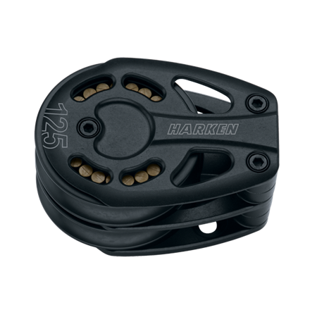 Blok podwójny leżący aluminiowy HARKEN 125 mm 3258