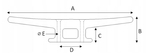 KNAGA ROŻKOWA 180 MM 43390