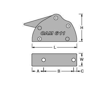 STOPER FAŁOWY ANTAL CAM 611 POJEDYNCZY AN.513.110