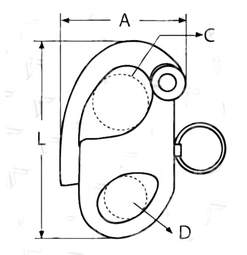 SNAPSZEKLA SZEKLA ZATRZASKOWA  A4 52 2-2080-5-4-52