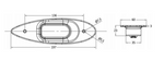 LAMPY NAWIGACYJNE LED PORT & STARBOARD 112,5 st. WPUSZCZANE C91012