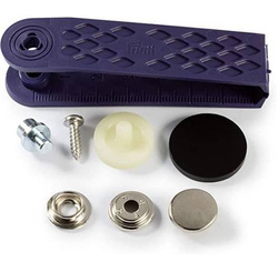 NAPY METALOWE ,15 MM - ZESTAW 10 SZTUK E0390211