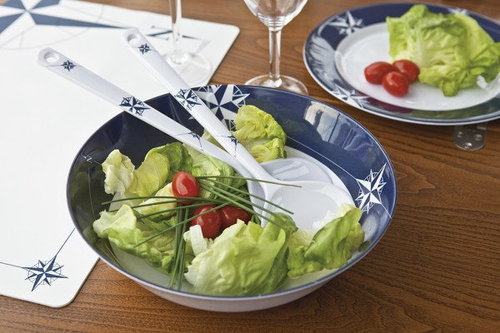 MISKA 25 cm PLUS DWIE ŁYŻKI MELAMINA 15008 NORTHWIND