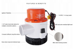 POMPA ZĘZOWA 12V 4700 GPH SFBP1-G4700-01 SEAFLO