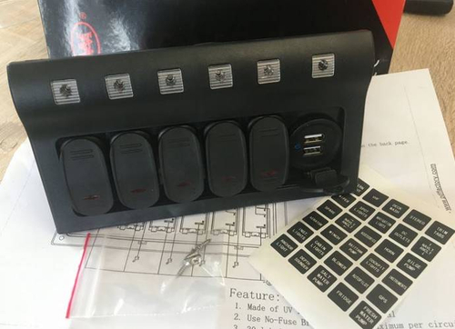 ROZDZIELNIA ELEKTRYCZNA 5 OBWODOWA + USB