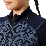 BLUZKA TERMICZNA DAMSKA HELLY HANSEN W LIFA MERINO 1/2 ZIP 49410 600