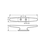 KNAGA PLASTIKOWA 100 mm MD3310 CZARNA