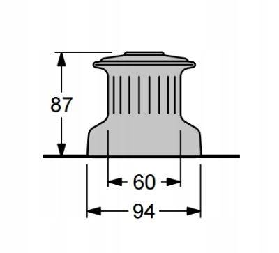 KABESTAN ANTAL W6 ANW6 1 SPEED PLASTIC