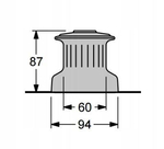 KABESTAN ANTAL W6 ANW6 1 SPEED PLASTIC