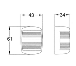LAMPA NAWIGACYJNA DWUKOLOROWA 225 stopni L5974610