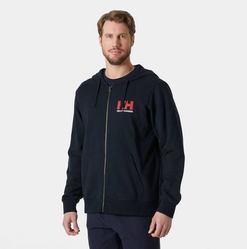 BLUZA MĘSKA Z KAPTUREM HELLY HANSEN LOGO FULL ZIP HOODIE 30393 597