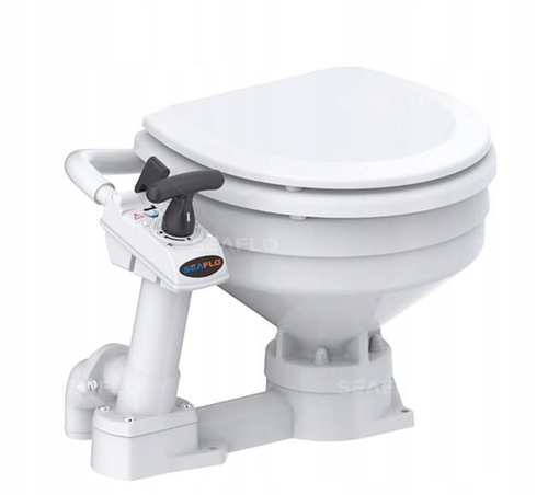 TOALETA JACHTOWA STACJONARNA RĘCZNA SEAFLO SFMTM-01 