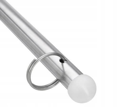 MASZT DO BANDERY FLAGSZTOK STALOWY 39CM 54008