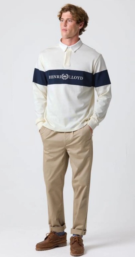 BLUZA MĘSKA HENRI LLOYD VOYAGER RUGBY SHIRT A242155007 010