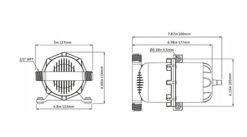 HYDROFOR ZBIORNIK WYRÓWNAWCZY WODY SFAT-100-125-01 1L