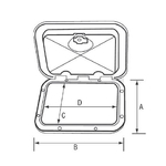 POKRYWA BAKISTY LUKU 275x375 CLASSIC 196569 Z ZAMKIEM
