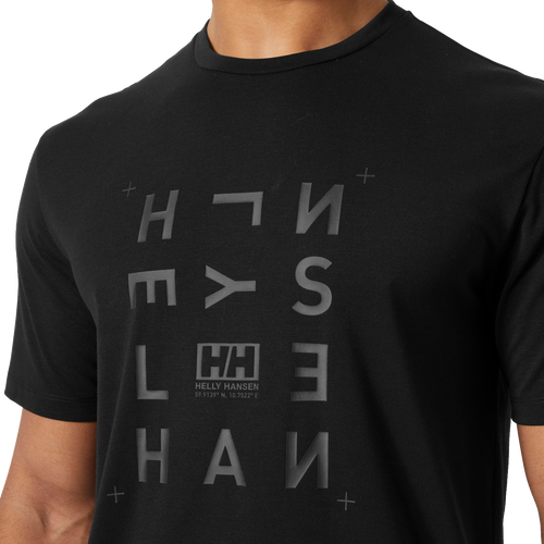 KOSZULKA MĘSKA HELLY HANSEN  SKOG GRAPHIC UPF 40 63082 991