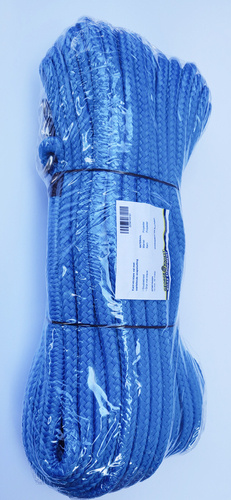 FAŁ ZE SNAPSZEKLĄ 8mm/26M POLIESTER NIEBIESKI