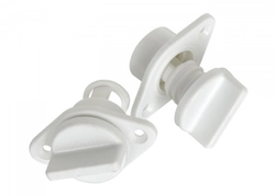 KOREK SPUSTOWY WKRĘCANY Ø 15/23 mm Z GNIAZDEM OWALNYM HA323W BIAŁY