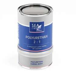 SEA-LINE FARBA POLIURETANOWA 2K SZARA 7438 750ml