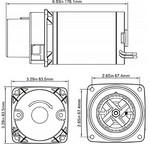 POMPA Z MACERATOREM 12V DO TOALETY ELEKTRYCZNEJ SEAFLO TMC JABSCO SFMTP1-04