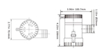 POMPA ZĘZOWA SEAFLO 12V 70 l/min SFBP1-G1100-01