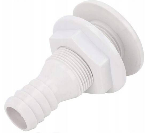 PRZEJŚCIE BURTOWE WODY 3/4'' ODPŁYW NA WĄŻ 19mm