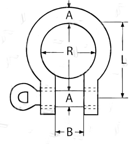 SZEKLA "OMEGA" 4 MM 03015004