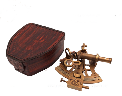 SEKSTANT MOSIĘŻNY W SKÓRZANYM ETUI NSLB72/4 