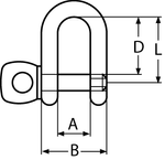 SZEKLA OKRĄGŁA KRÓTKA D 8mm Z ZABEZPIECZONĄ ŚRUBĄ 2-2112-4-8-1
