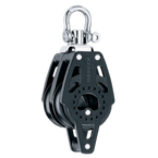BLOK HARKEN PODWÓJNY 40mm Carbo - krętlik, zaczep 2639