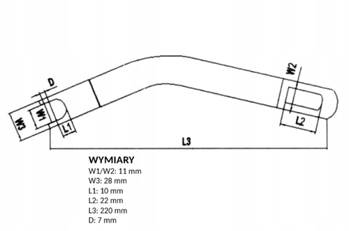 KRĘTLIK KOTWICY NIERDZEWNY GIĘTY NA LINĘ ŁANCUCH do 8mm 03250309