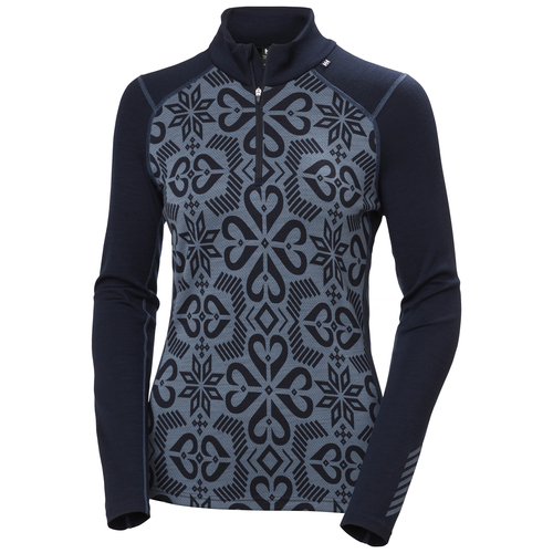 BLUZKA TERMICZNA DAMSKA HELLY HANSEN W LIFA MERINO 1/2 ZIP 49410 600