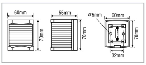 LAMPA NAWIGACYJNA 112,5st STERN ZIELONA 30093 CZARNA OBUDOWA