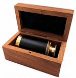 LUNETA MOSIĘŻNA RETRO W PUDEŁKU DREWNIANYM NC 1111