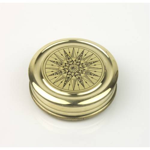 KOMPAS MOSIĘŻNY ROBERT FROST 5737 SKÓRZANE ETUI