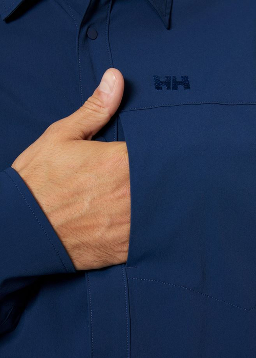 KOSZULA MĘSKA HELLY HANSEN TOFINO SOLEN LS UPF 50+ 63167 584