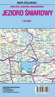 MAPA laminowana - JEZIORO ŚNIARDWY
