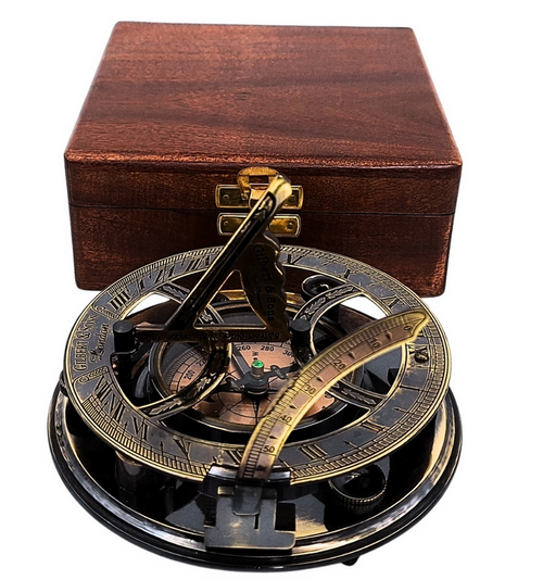KOMPAS MOSIĘŻNY Z ZEGAREM SŁONECZNYM NC103185