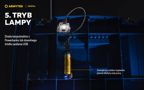  LATARKA WIELOFUNKCYJNA ARMYTEK CRYSTAL BLUE F07001B