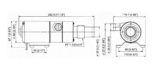 MACERATOR POMPA DO FEKALIÓW - 12V 44L/min.06205