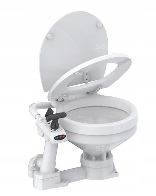 TOALETA JACHTOWA STACJONARNA RĘCZNA SEAFLO SFMTM-01 